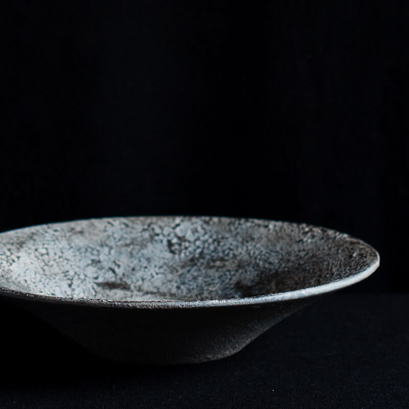 Tomohito Funaki Deep Bowl 20cm Rust Lacquer