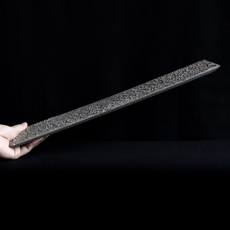 Funaki Tomohito Head Chef Long Platter with Rusted Lacquer