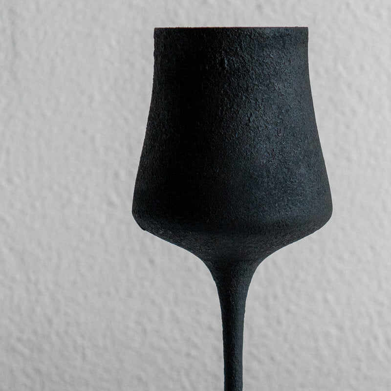 Tomohito Funaki Wine Glass Large Black Urushi