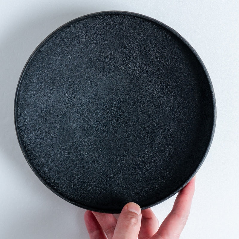 船木智仁 黒錫鉢 20cm