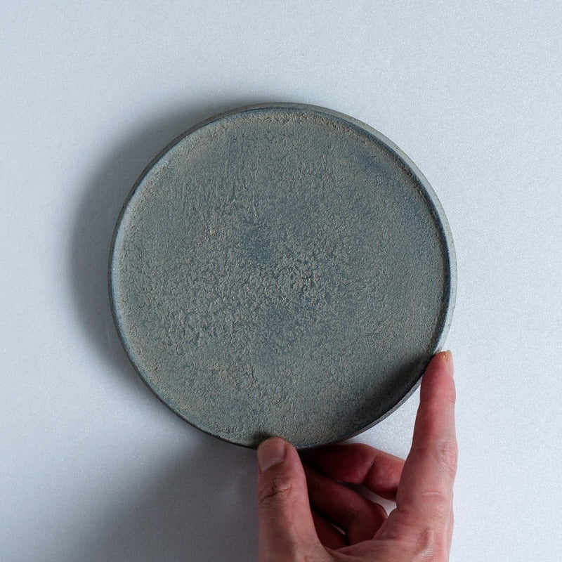 船木智仁 白漆 平台皿 15cm