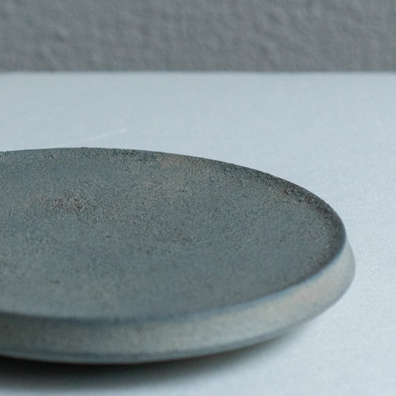 船木智仁 白漆 平台皿 15cm
