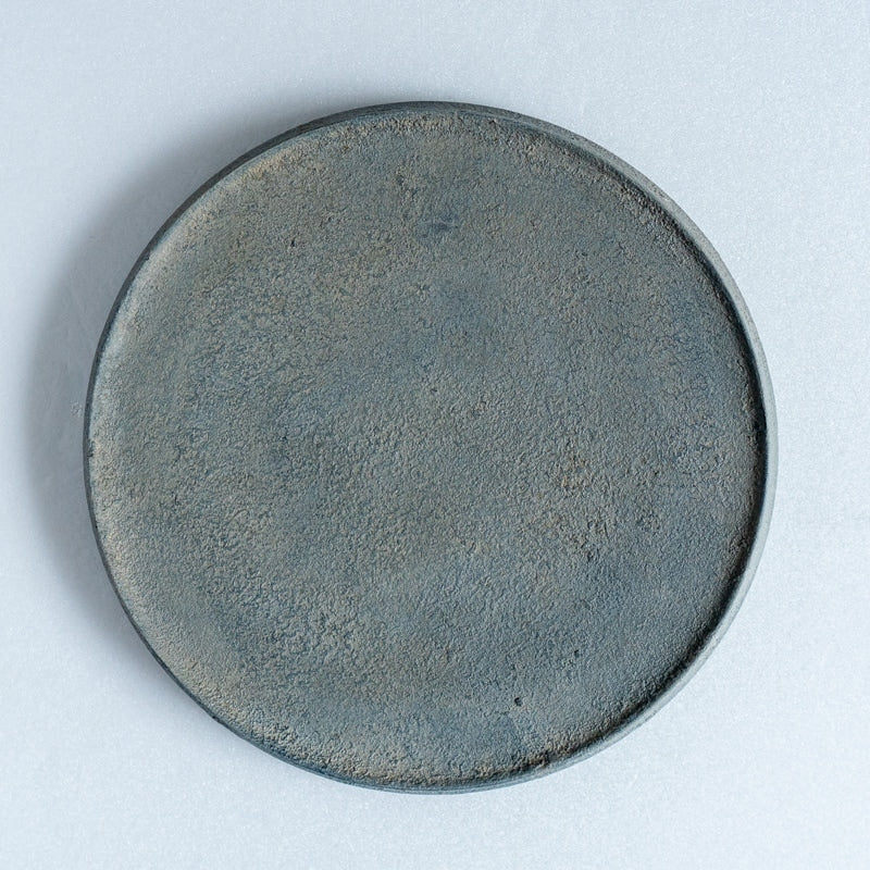船木智仁 白漆 平台皿 20cm