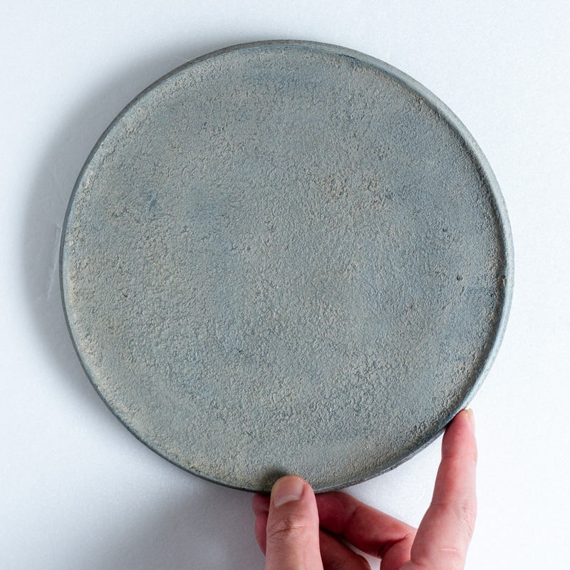 船木智仁 白漆 平台皿 20cm