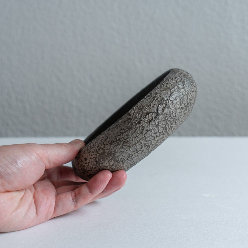 船木智仁 錆漆 丸鉢 15cm