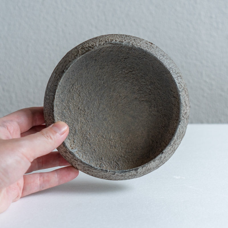 船木智仁 錆漆 丸鉢 15cm