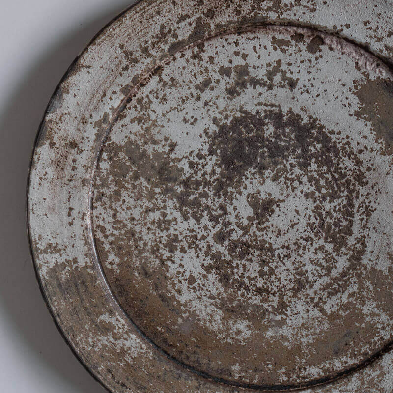 Haga Minoru Hakuhaku Rim Plate 25cm