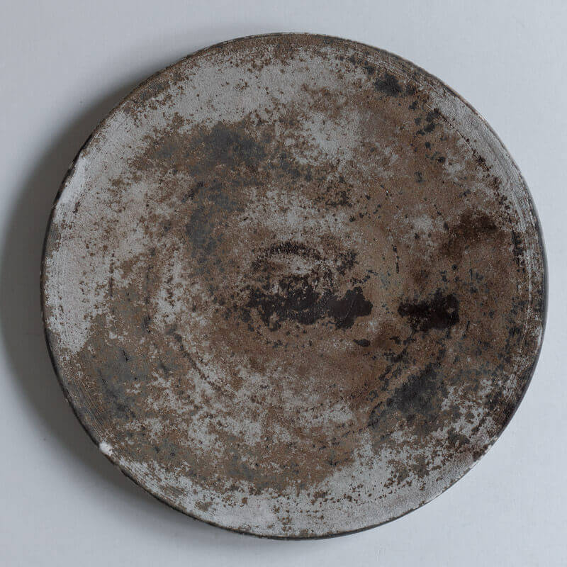 芳賀稔 剥白 プレート 25cm B