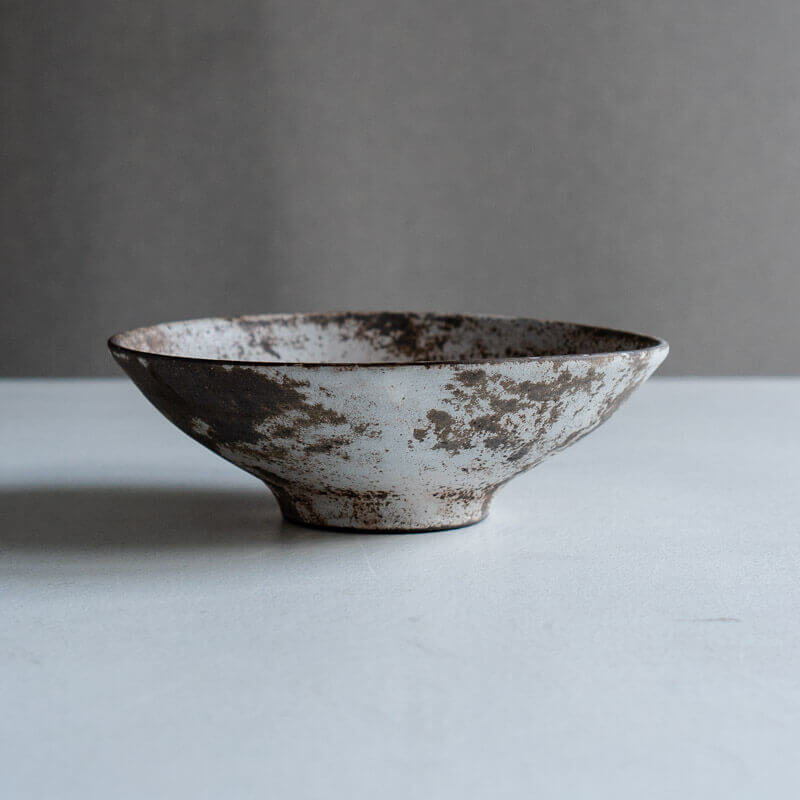 芳賀稔 剥白 ボウル 20cm