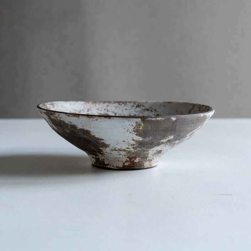 芳賀稔 剥白 ボウル 20cm