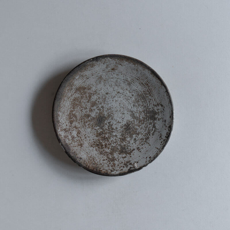 芳賀稔 剥白 プレート 15cm