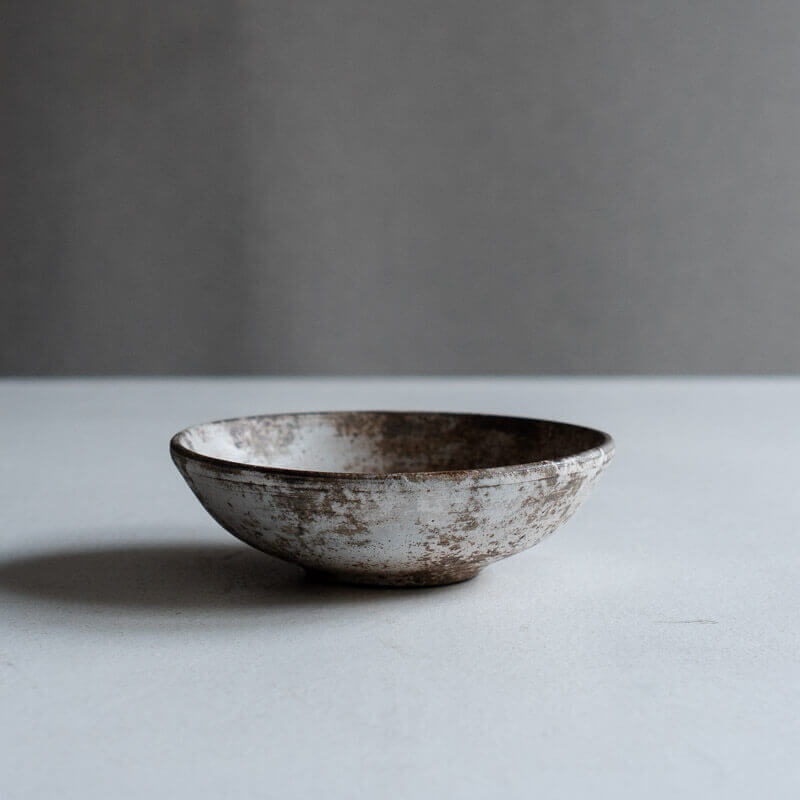 芳賀稔 剥白 鉢 14cm