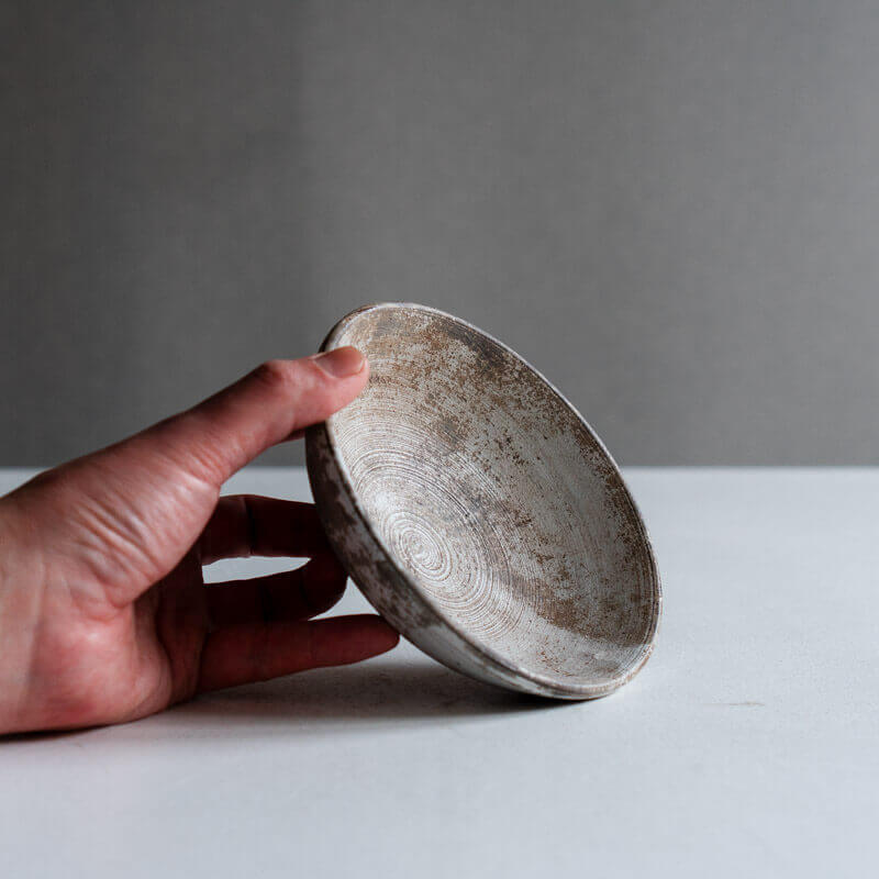 芳賀稔 剥白 鉢 14cm – うつわ屋まほろ