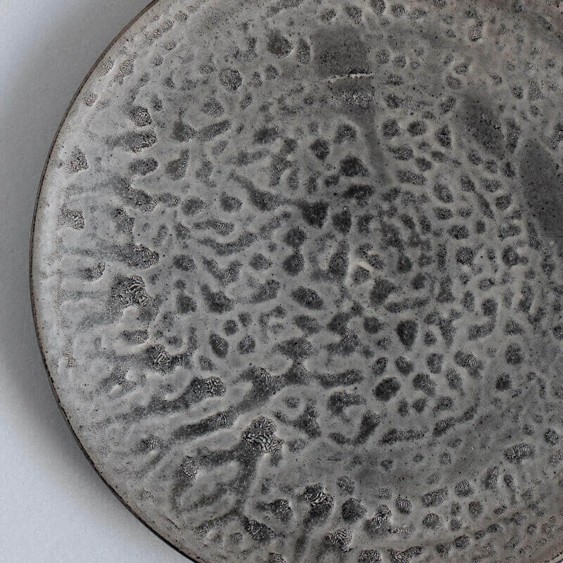 芳賀稔 黒銀プレート 25cm A