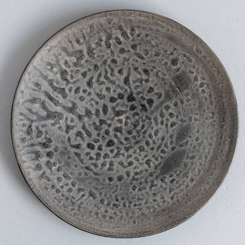 芳賀稔 黒銀プレート 25cm A