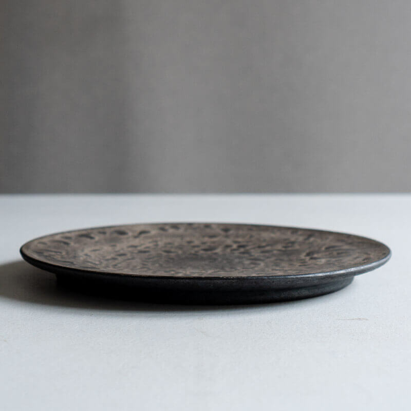 芳賀稔 黒銀プレート 25cm A