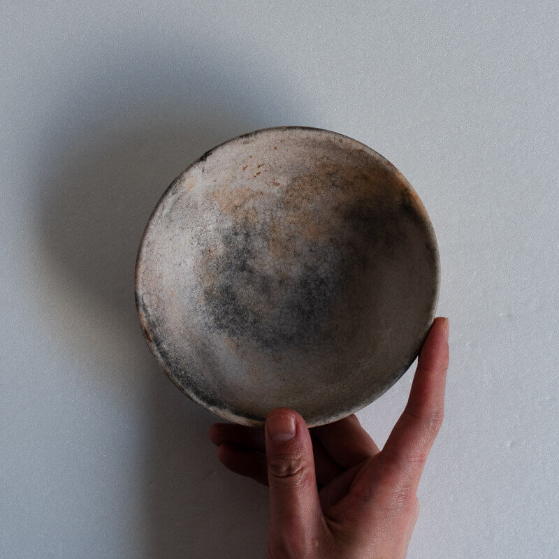 Haga Minoru Umeyaki White Bowl 15cm A
