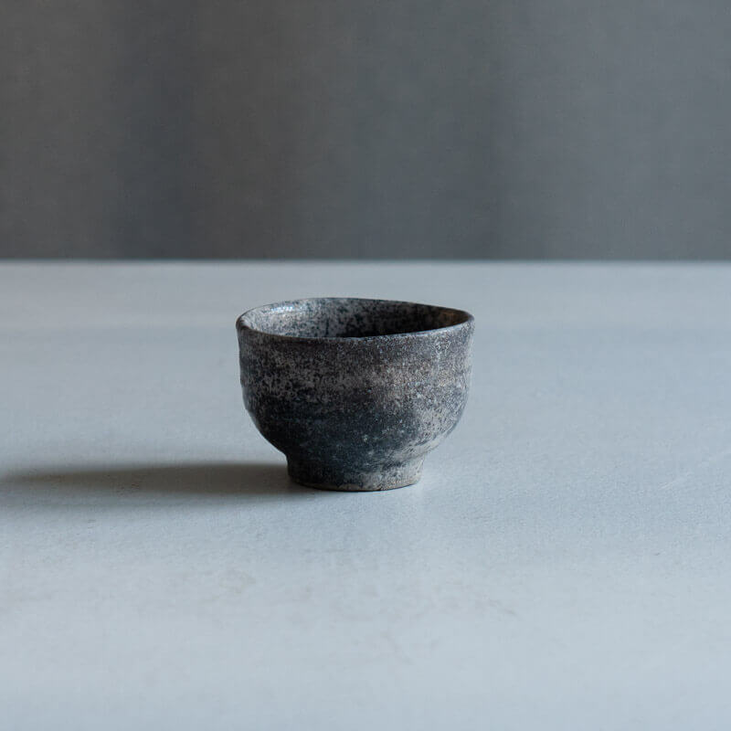 芳賀稔 埋め焼き 白 ぐいのみ B