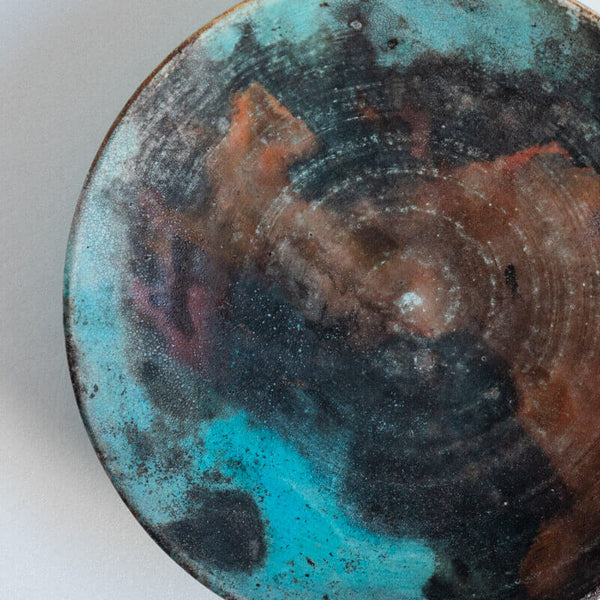 Haga Minoru Hakuhaku Rim Plate 25cm