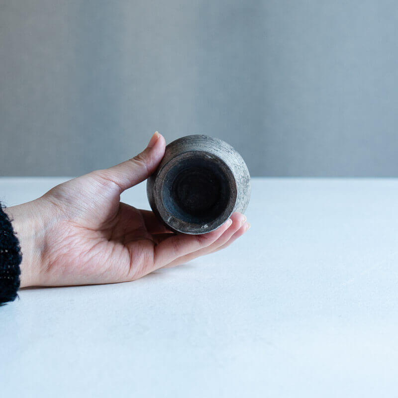 Haga Minoru: Buried Raku-ware Small Jar A