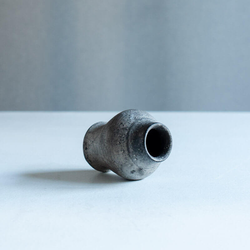 Haga Minoru: Buried Raku-ware Small Jar A