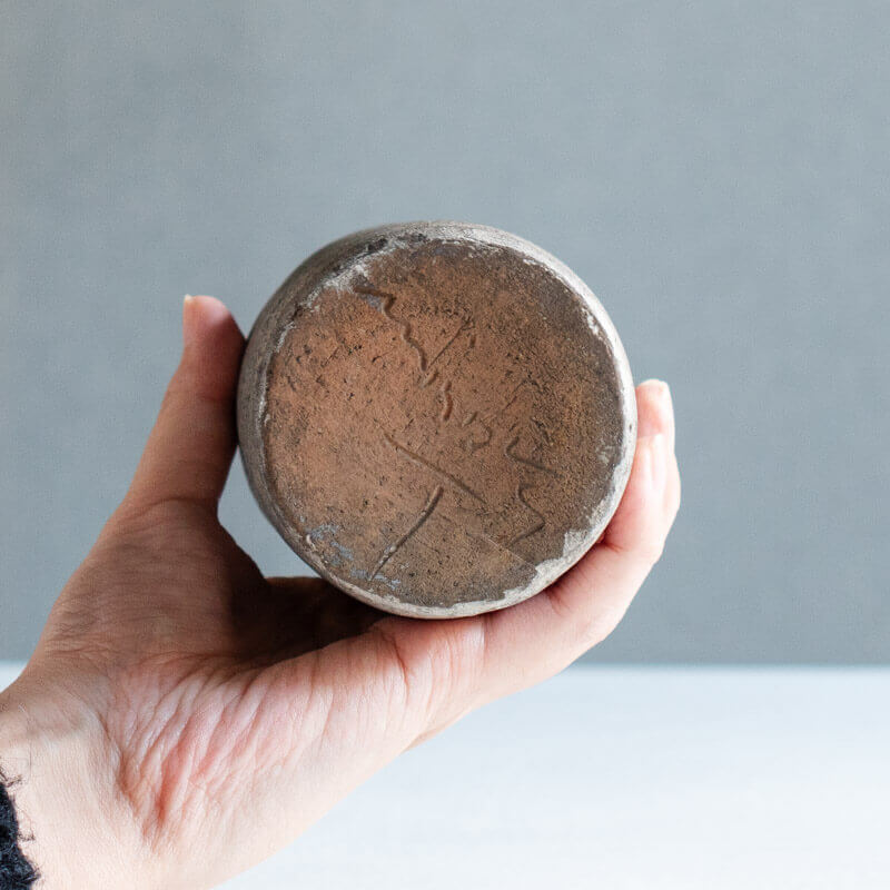 Haga Minoru: Buried Pottery, Silver, Flower Vase D