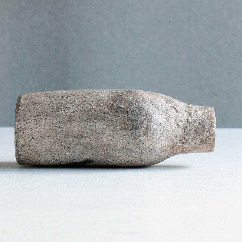 Haga Minoru: Buried Pottery, Silver, Flower Vase D