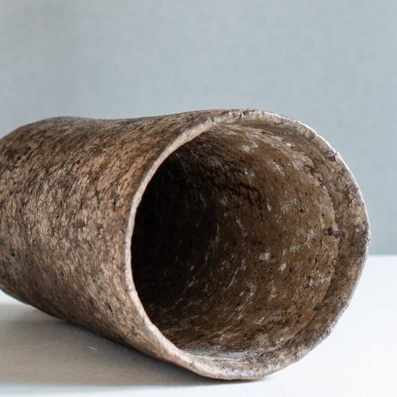 Haga Minoru: Hibi Silver Flower Vase