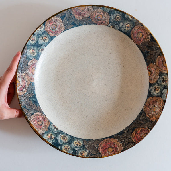 樋口早苗 リム皿 大 A