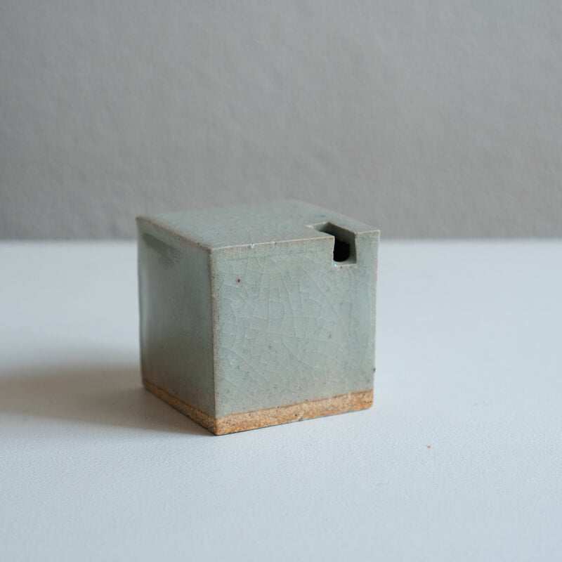 Tomoko Iwata Ash Glaze Kusano Utuwa Cube B