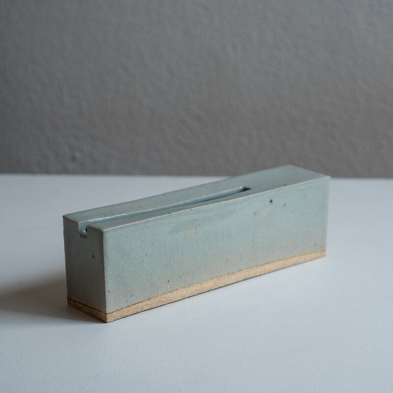 Tomoko Iwata Ash Glaze Kusano-Utsuwa Rectangular Prism B