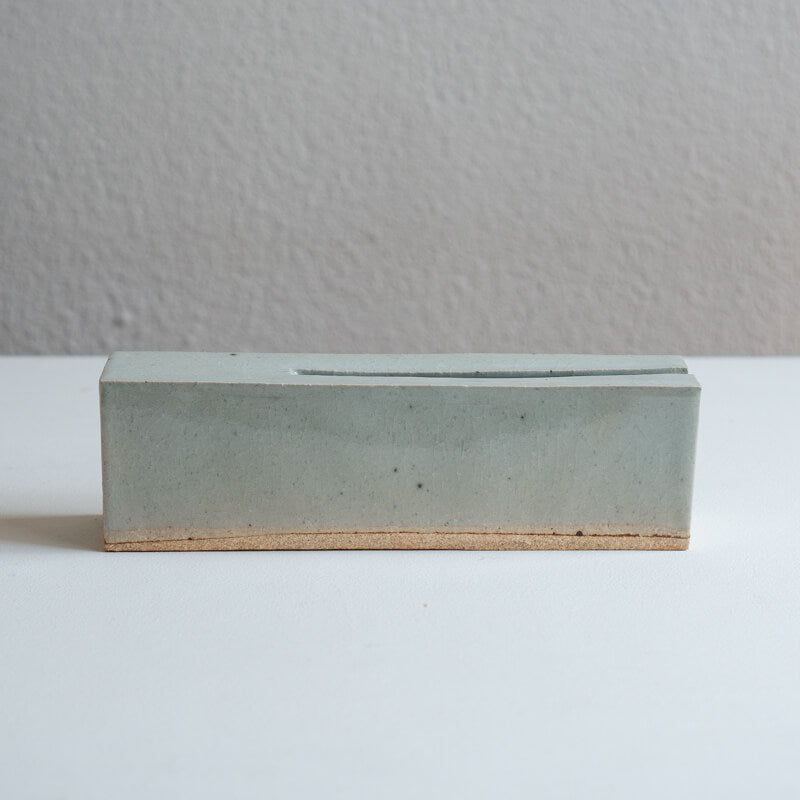 Tomoko Iwata Ash Glaze Kusano-Utsuwa Rectangular Prism B