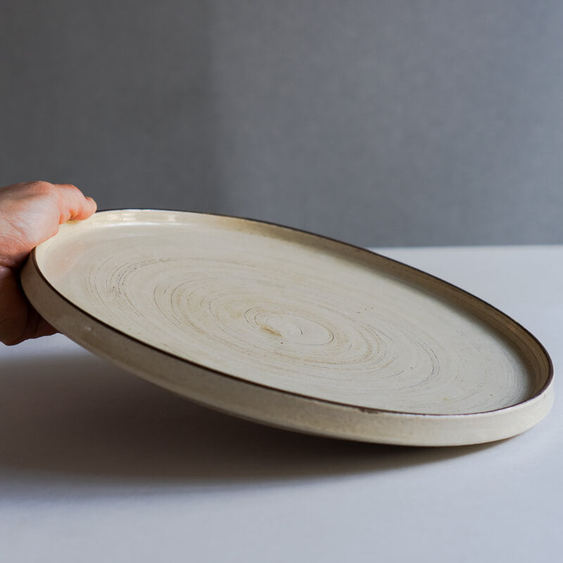 Keicondo Uzusara Plate 9 Sun, White