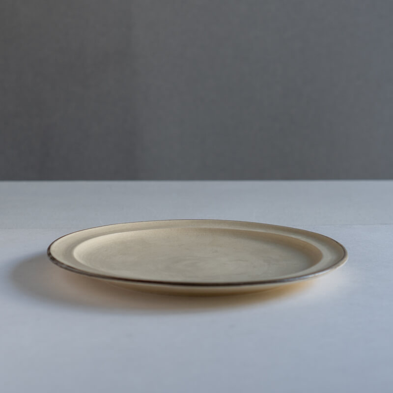 Keicondo リム皿 7寸 白