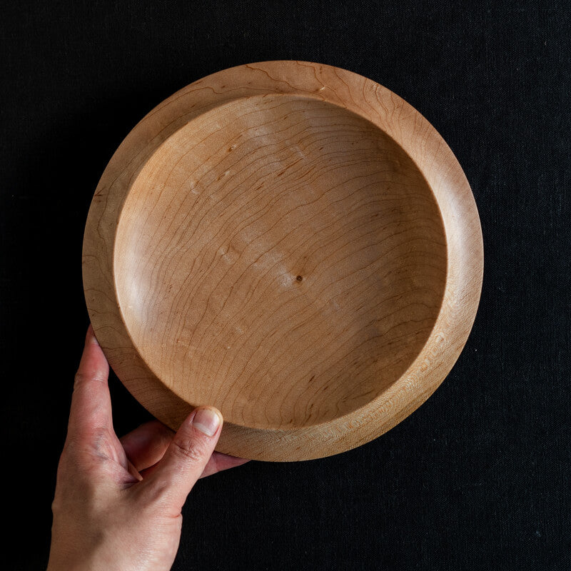 Kitao Chihiro sen-studio Round Plate 22cm Itayakaede