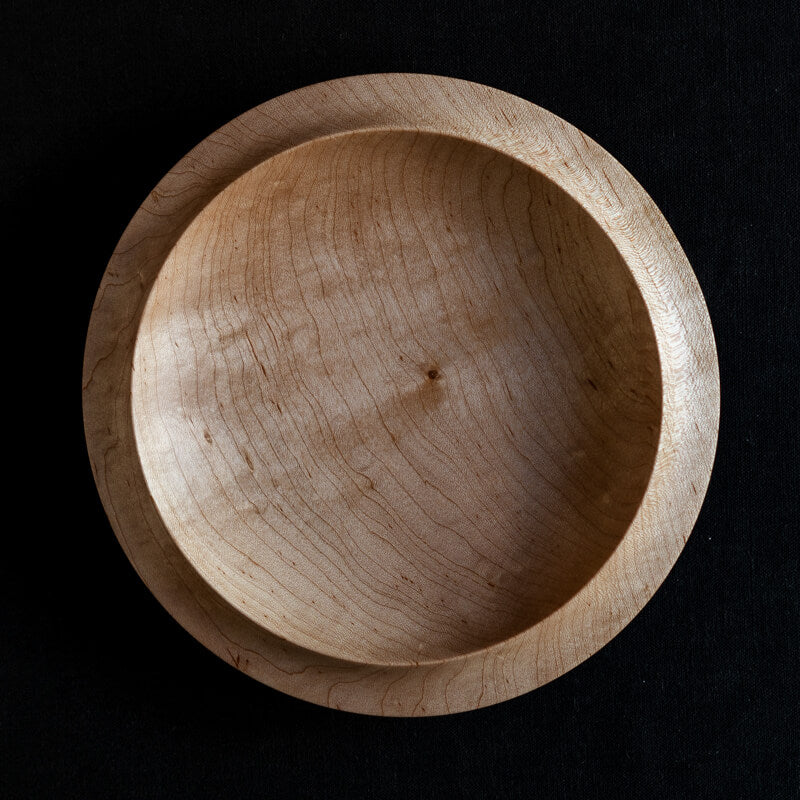 Kitao Chihiro sen-studio Round Plate 22cm Itayakaede