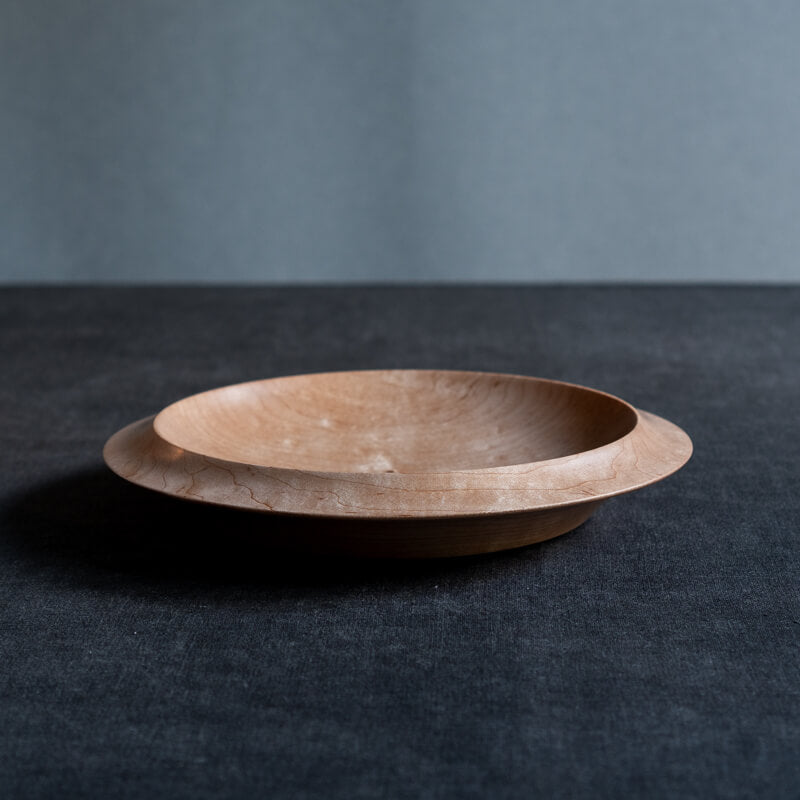Kitao Chihiro sen-studio Round Plate 22cm Itayakaede