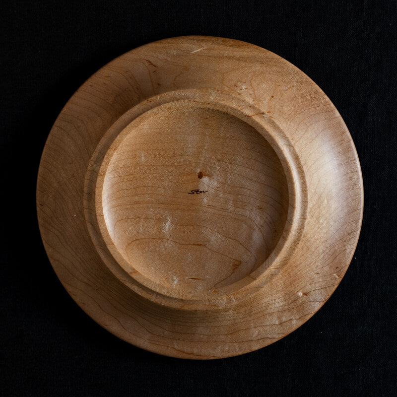 Kitao Chihiro sen-studio Round Plate 22cm Itayakaede