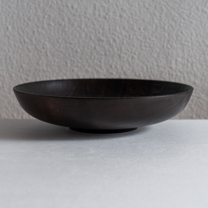 Kitaoka Chiyū, sen-studio, bowl, iron mordant A