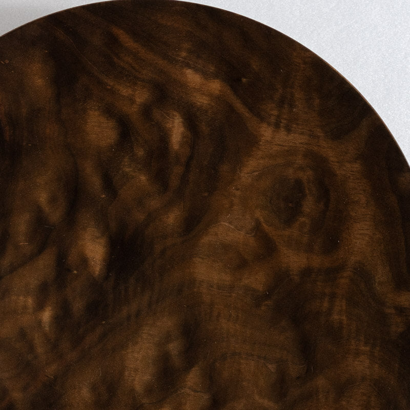 Chiyū Kitagawa sen-studio Round Plate 27.5cm Iron Mordant A