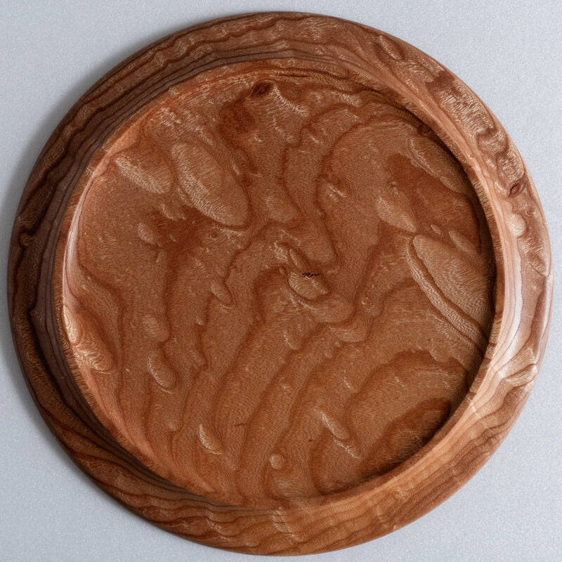 Kitagawa Chiyu sen-studio Plate 32.5cm Zelkova