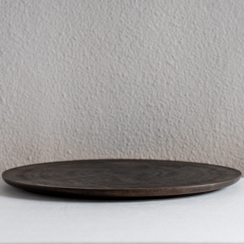 Kitagawa Chiyu sen-studio Tray 35.5cm Sen Iron-dyed