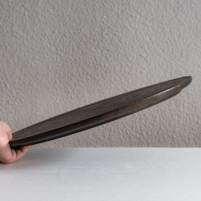 Kitagawa Chiyu sen-studio Tray 35.5cm Sen Iron-dyed