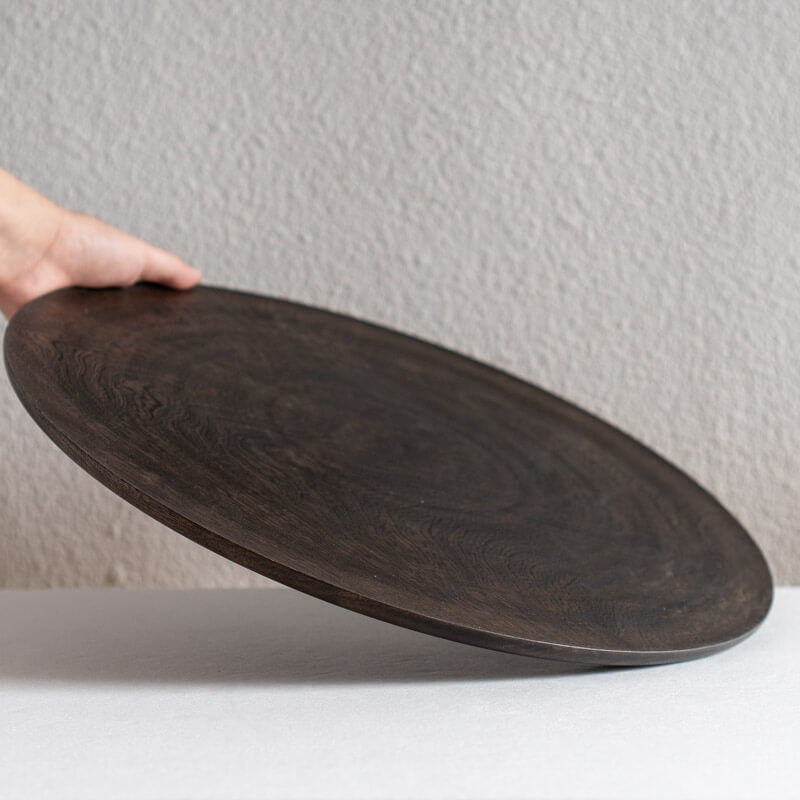 Kitagawa Chiyu sen-studio Tray 35.5cm Sen Iron-dyed