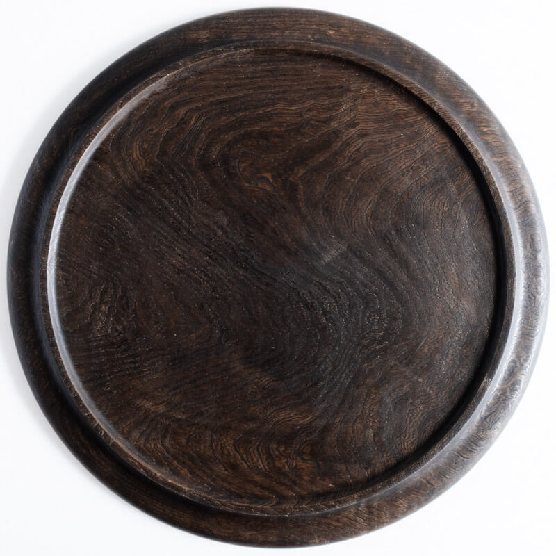 Kitagawa Chiyu sen-studio Tray 35.5cm Sen Iron-dyed