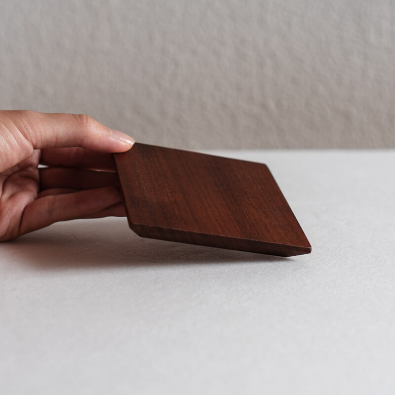 Kitagawa Chiyū sen-studio Square Plate 8.5cm