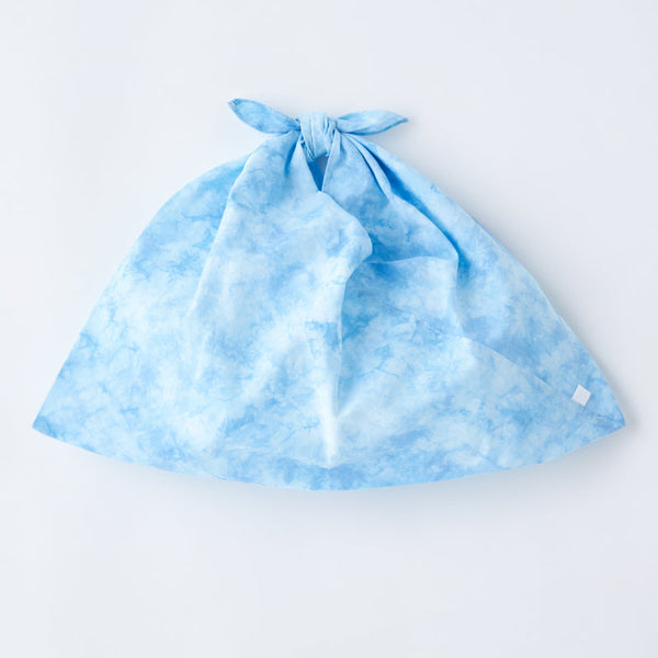 桐染 KIRISEN 籠染のあづま袋 Light blue