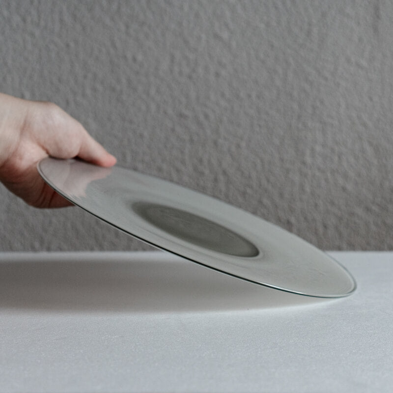 Takashi Komiya white ware puddle plate B