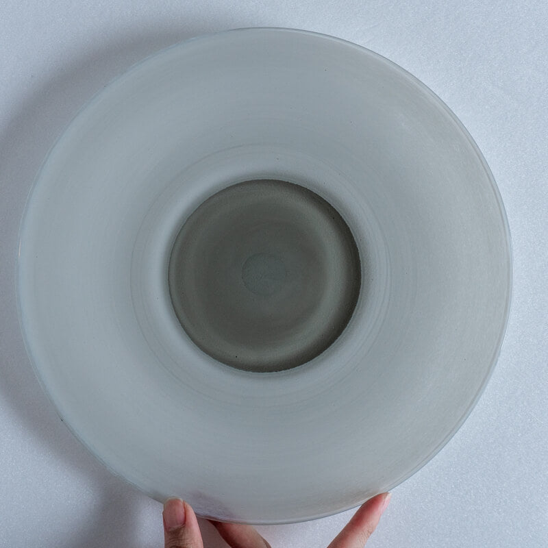 Takashi Komiya white ware puddle plate B