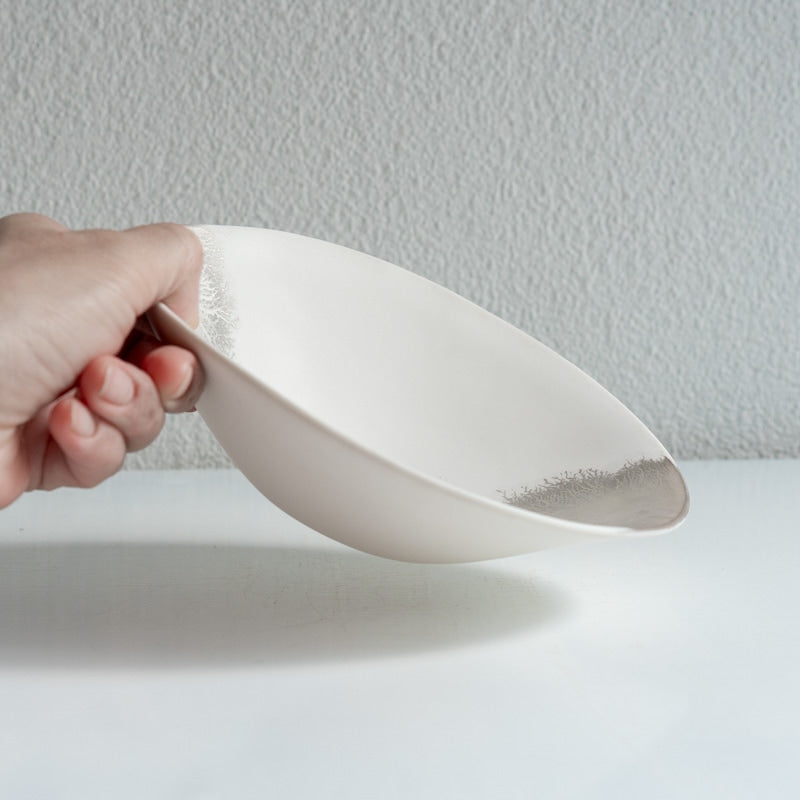 片瀬有美子 silver frost bowl L – うつわ屋まほろ